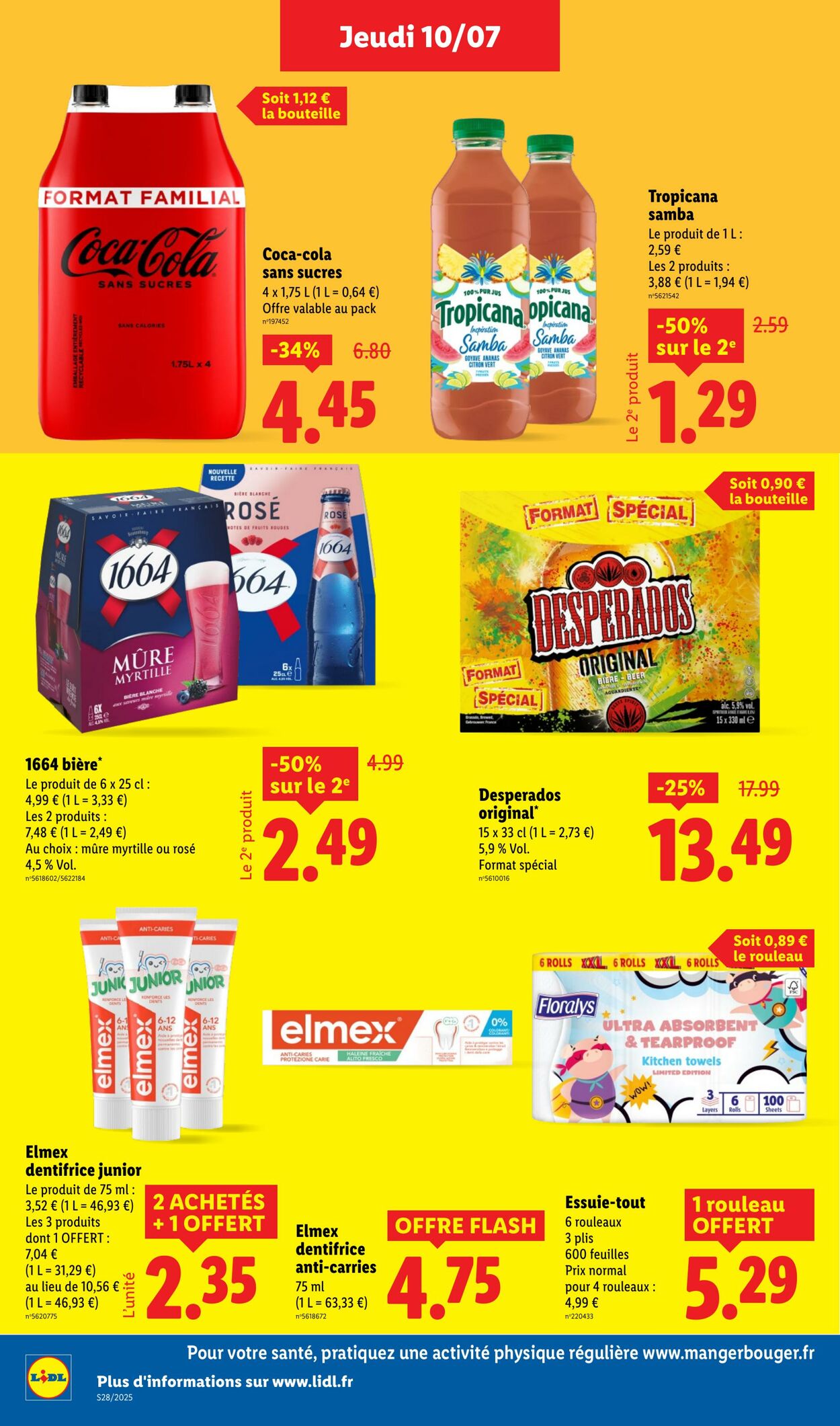 Catalogue Lidl 10.07.2025 - 16.07.2025