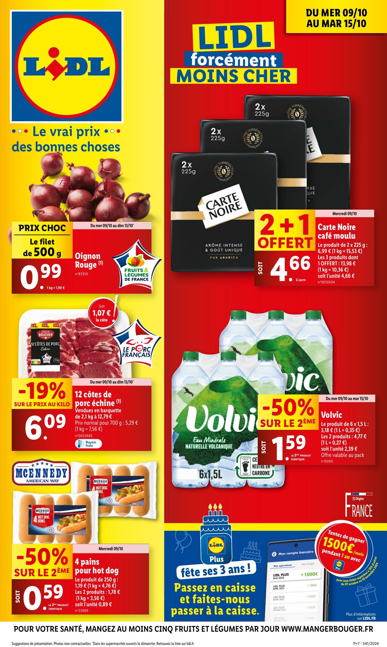 Catalogue Lidl - Les promos de la semaine 9 oct. 2024 - 15 oct. 2024