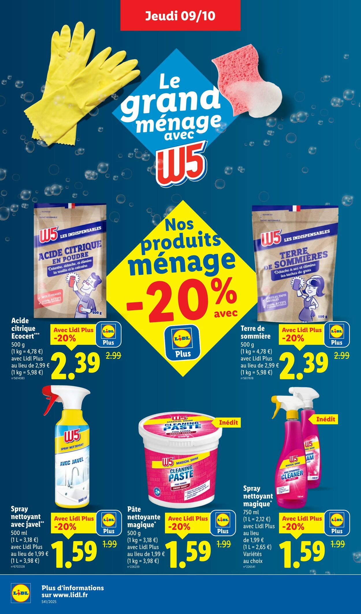 Catalogue Lidl 09.10.2025 - 15.10.2025