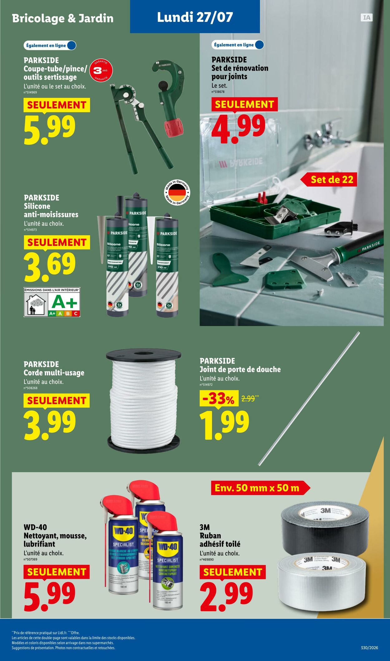 Catalogue Lidl 19.07.2026 - 29.07.2026