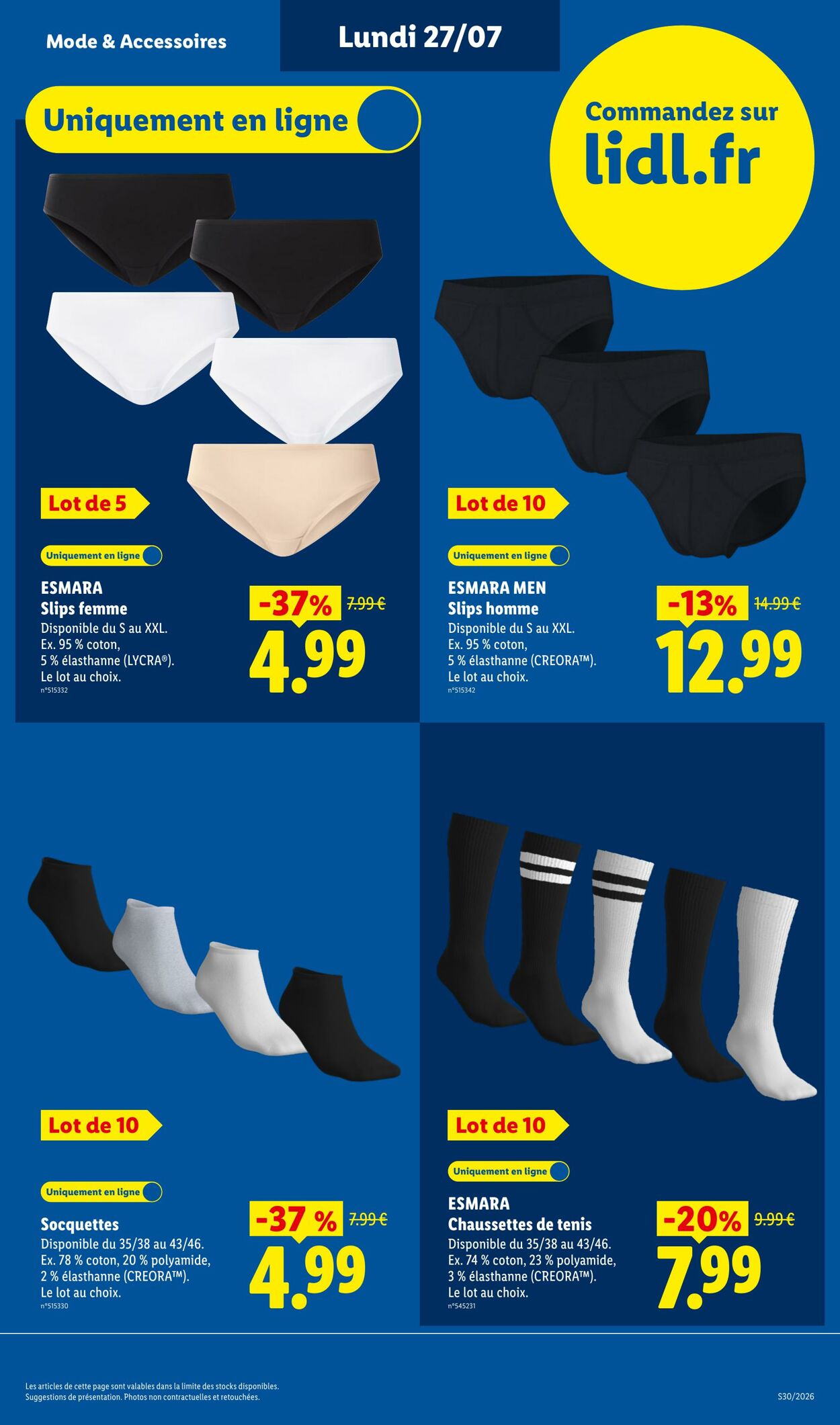 Catalogue Lidl 19.07.2026 - 29.07.2026