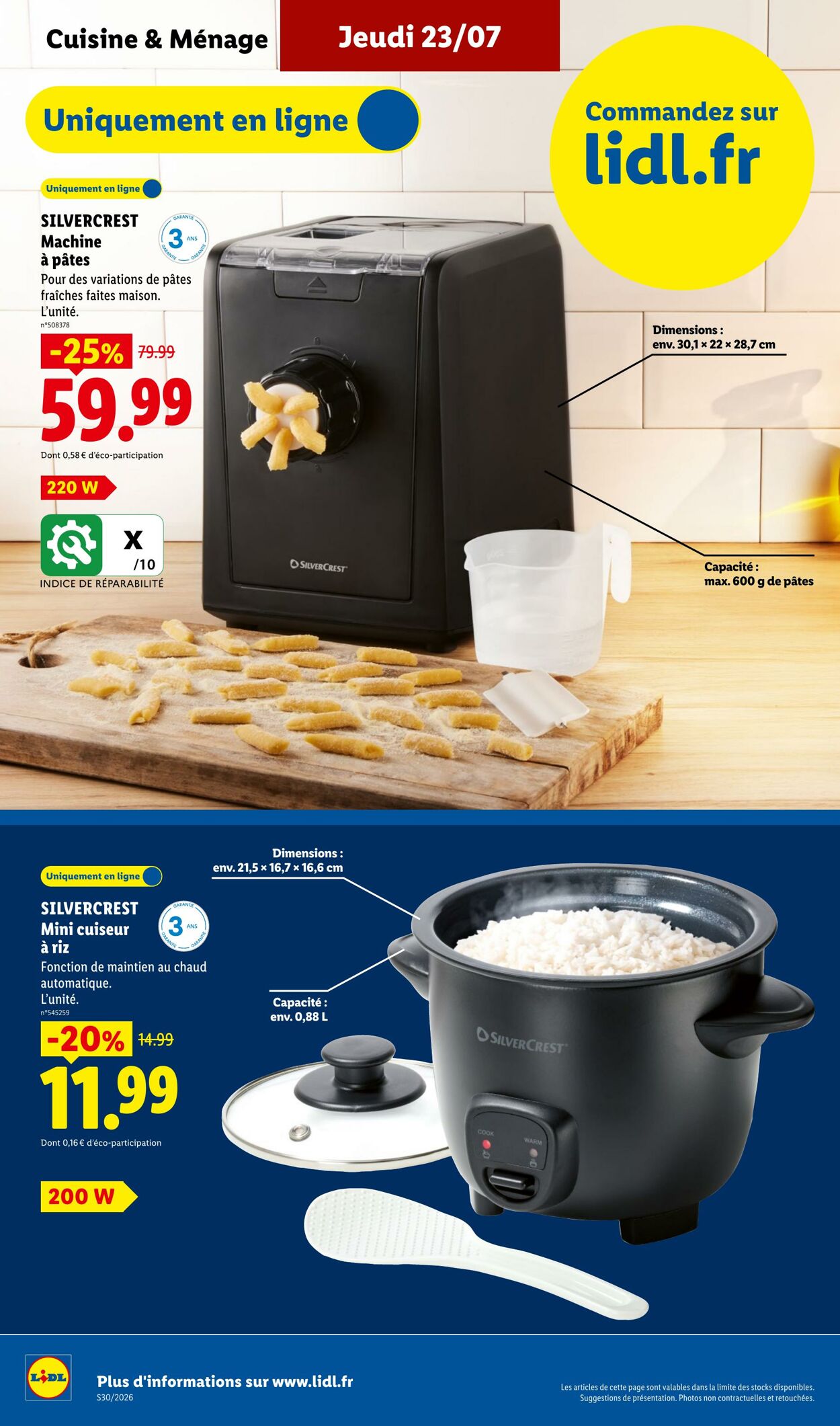 Catalogue Lidl 19.07.2026 - 29.07.2026