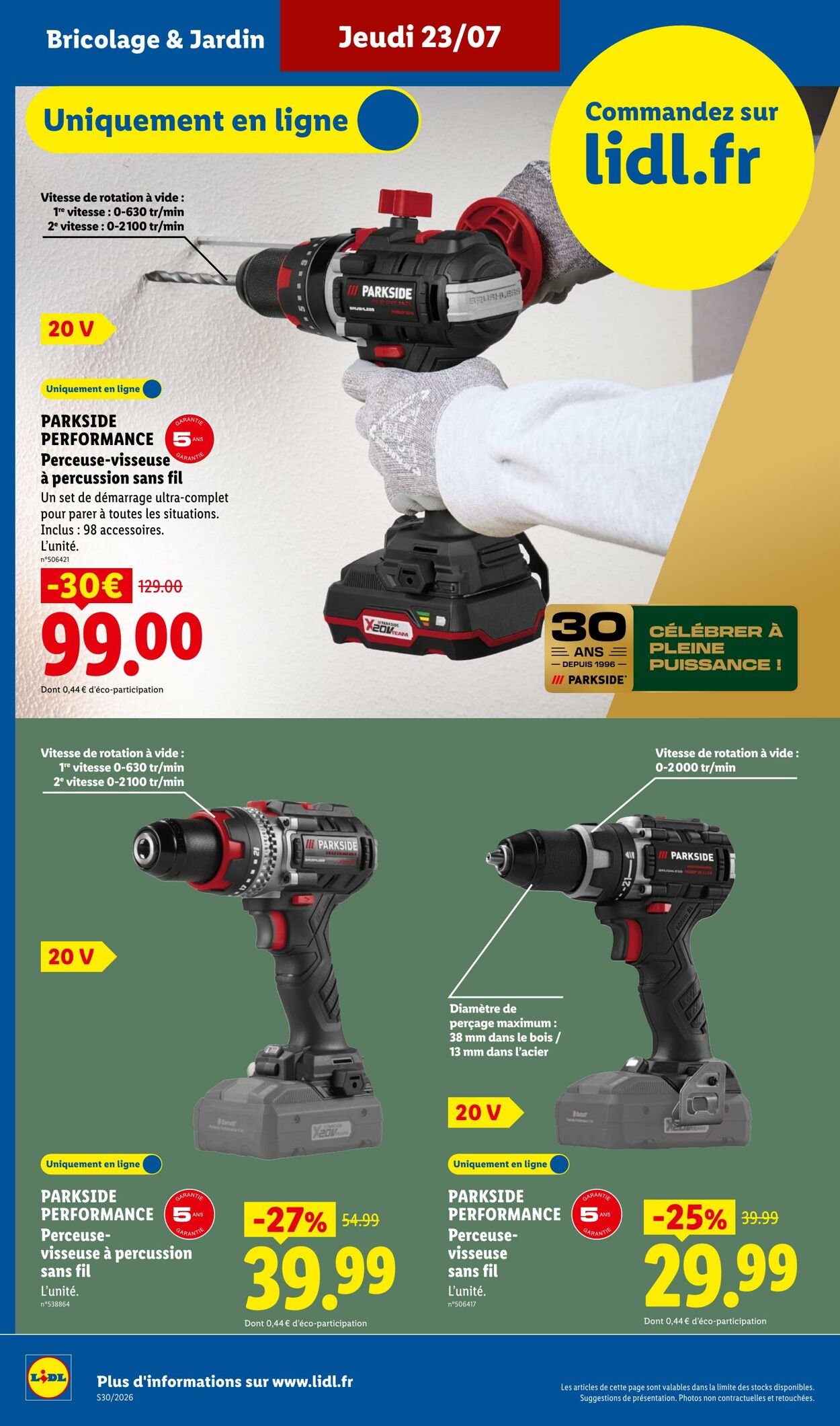Catalogue Lidl 19.07.2026 - 29.07.2026