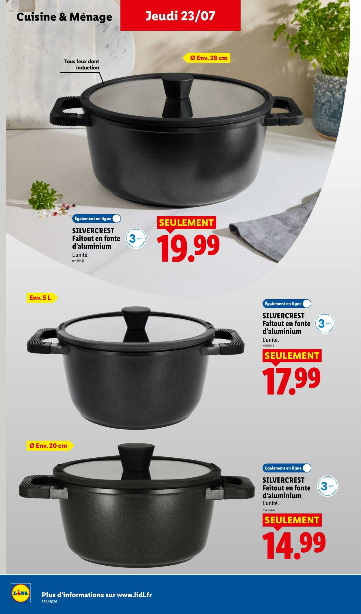 Catalogue Lidl 19.07.2026 - 29.07.2026