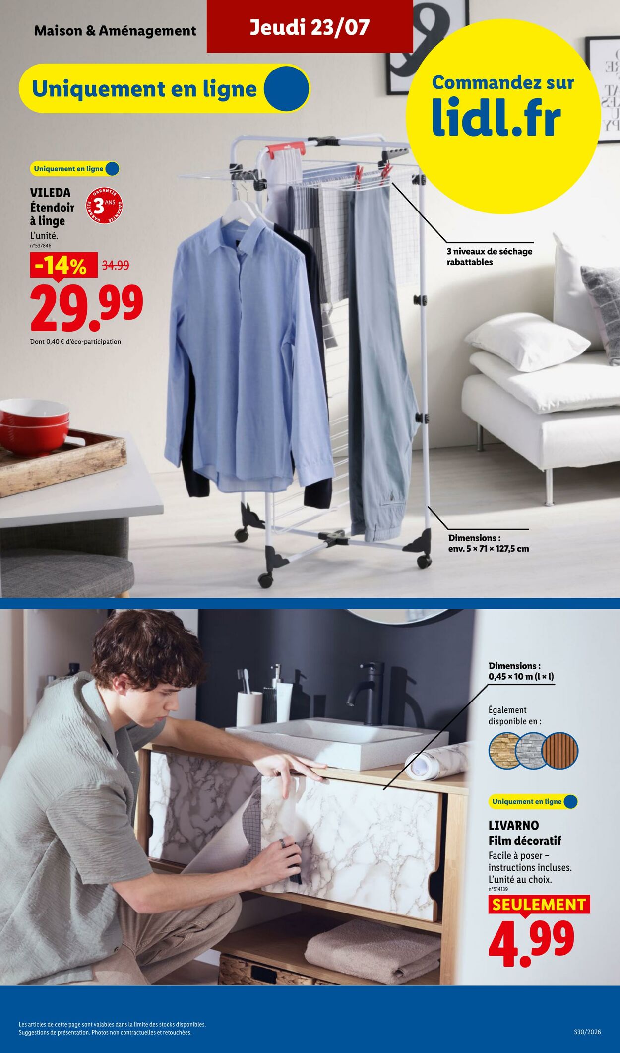 Catalogue Lidl 19.07.2026 - 29.07.2026