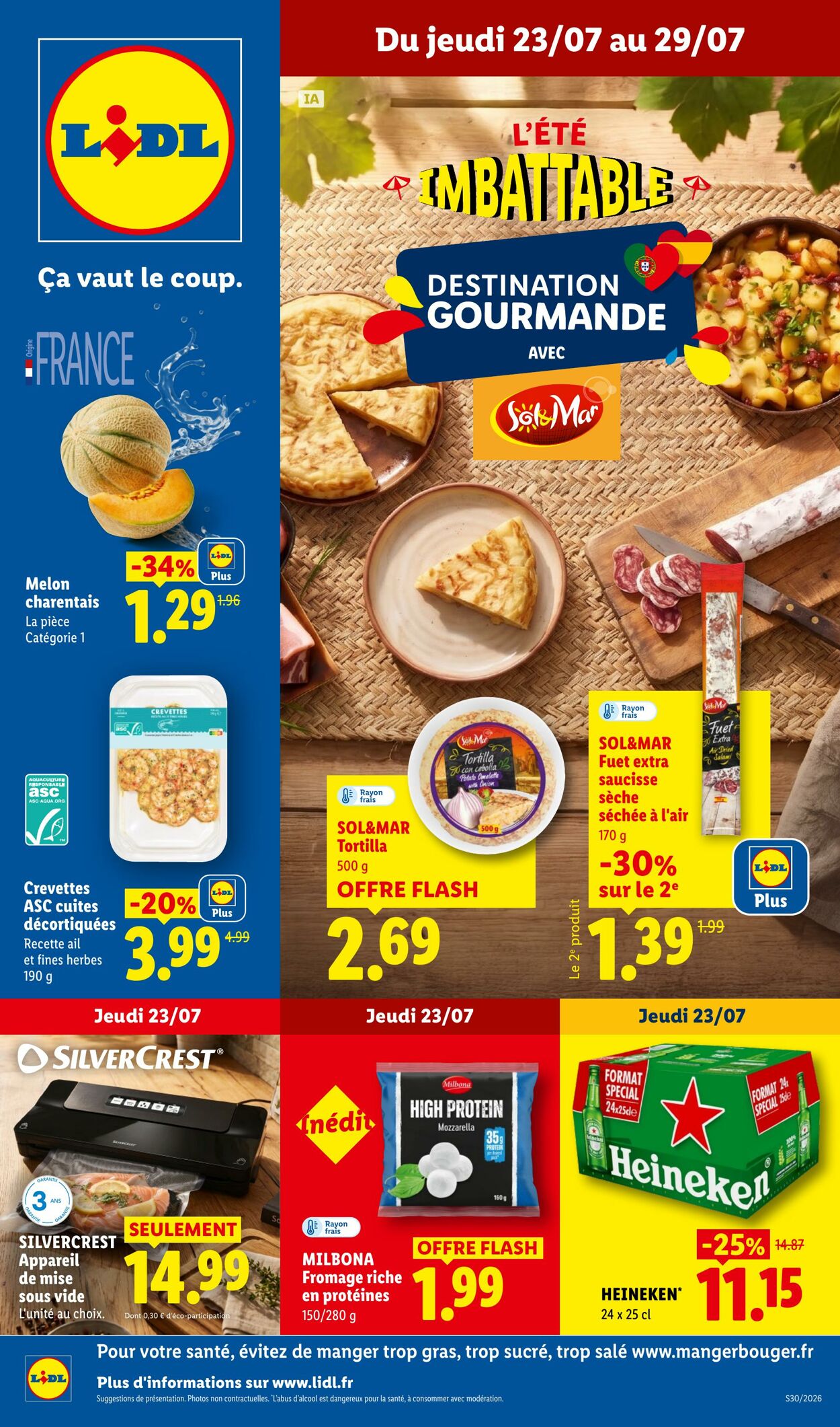 Catalogue Lidl - Les promos de la semaine 19 juil. 2026 - 29 juil. 2026