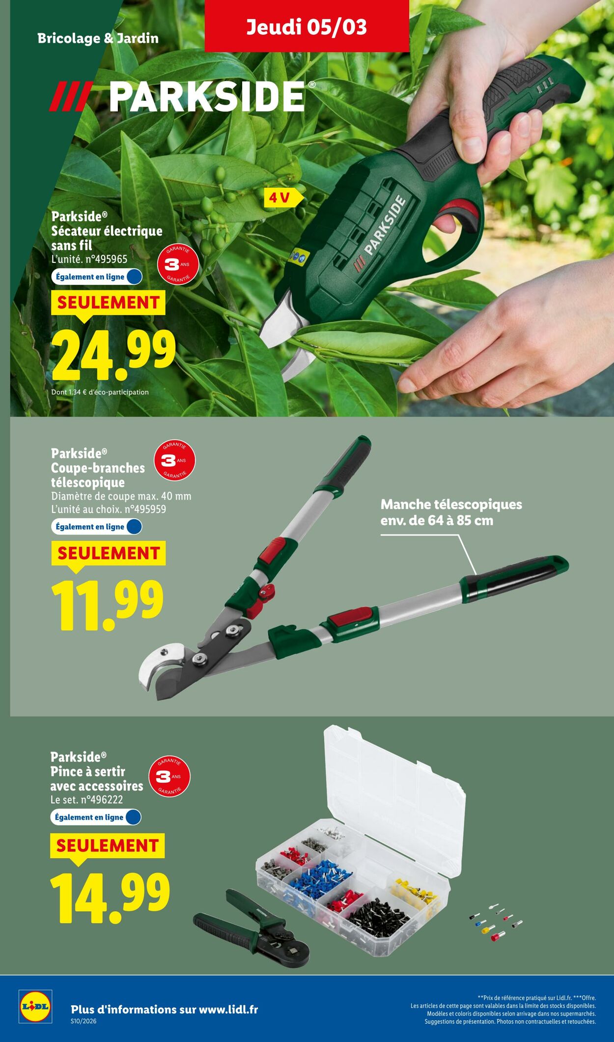 Catalogue Lidl 01.03.2026 - 11.03.2026