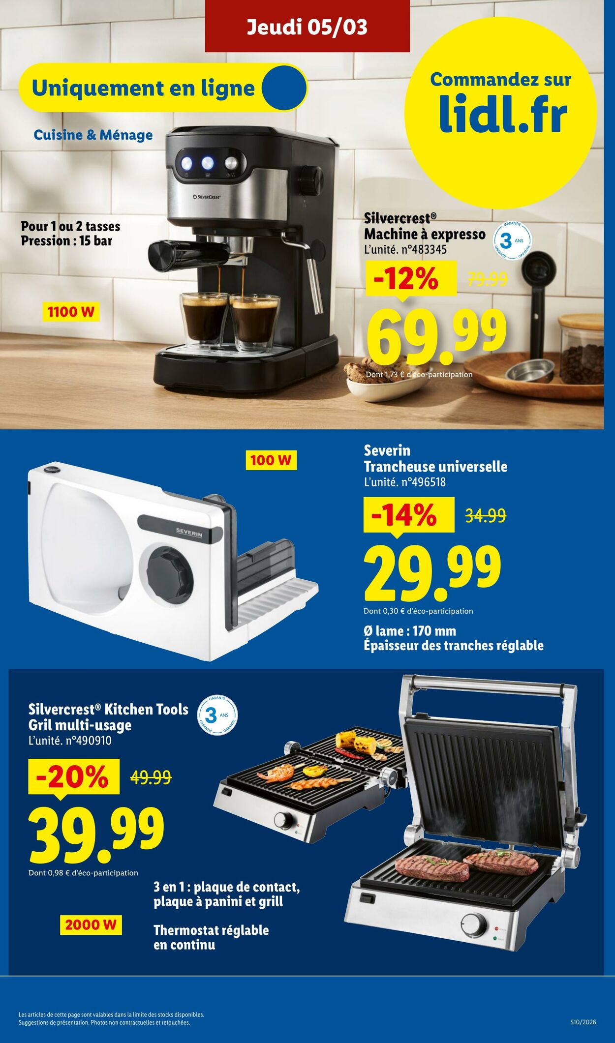 Catalogue Lidl 01.03.2026 - 11.03.2026