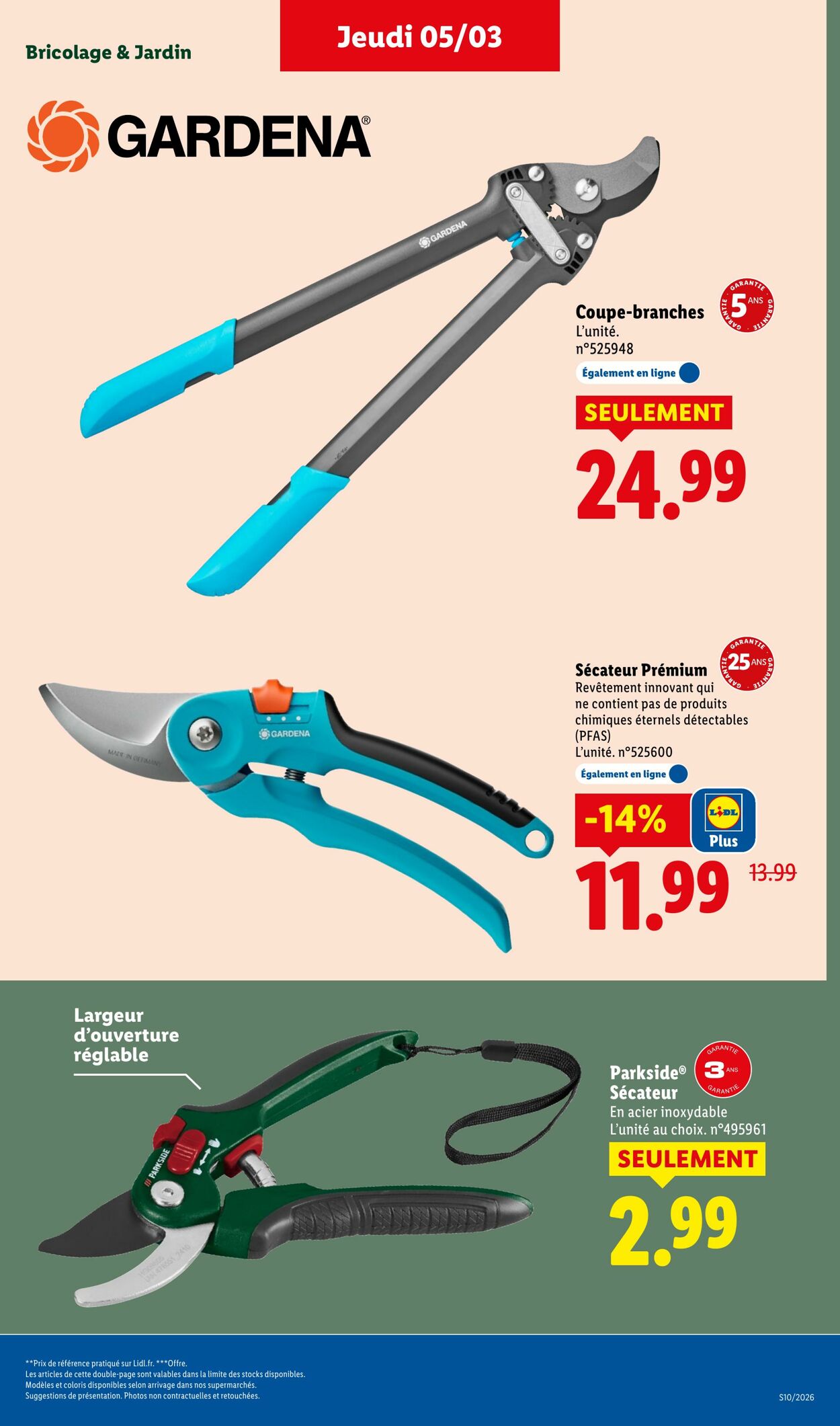 Catalogue Lidl 01.03.2026 - 11.03.2026