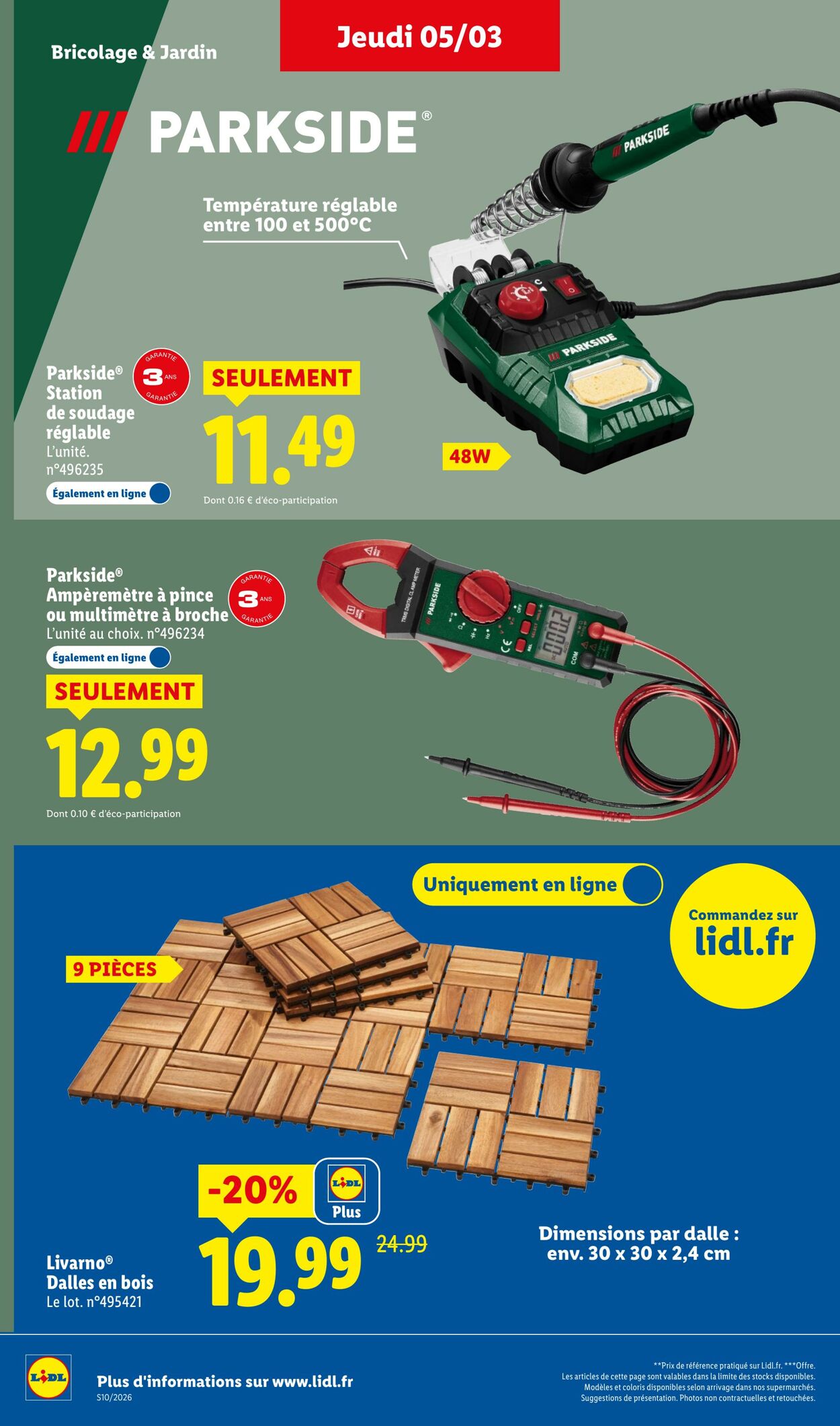 Catalogue Lidl 01.03.2026 - 11.03.2026