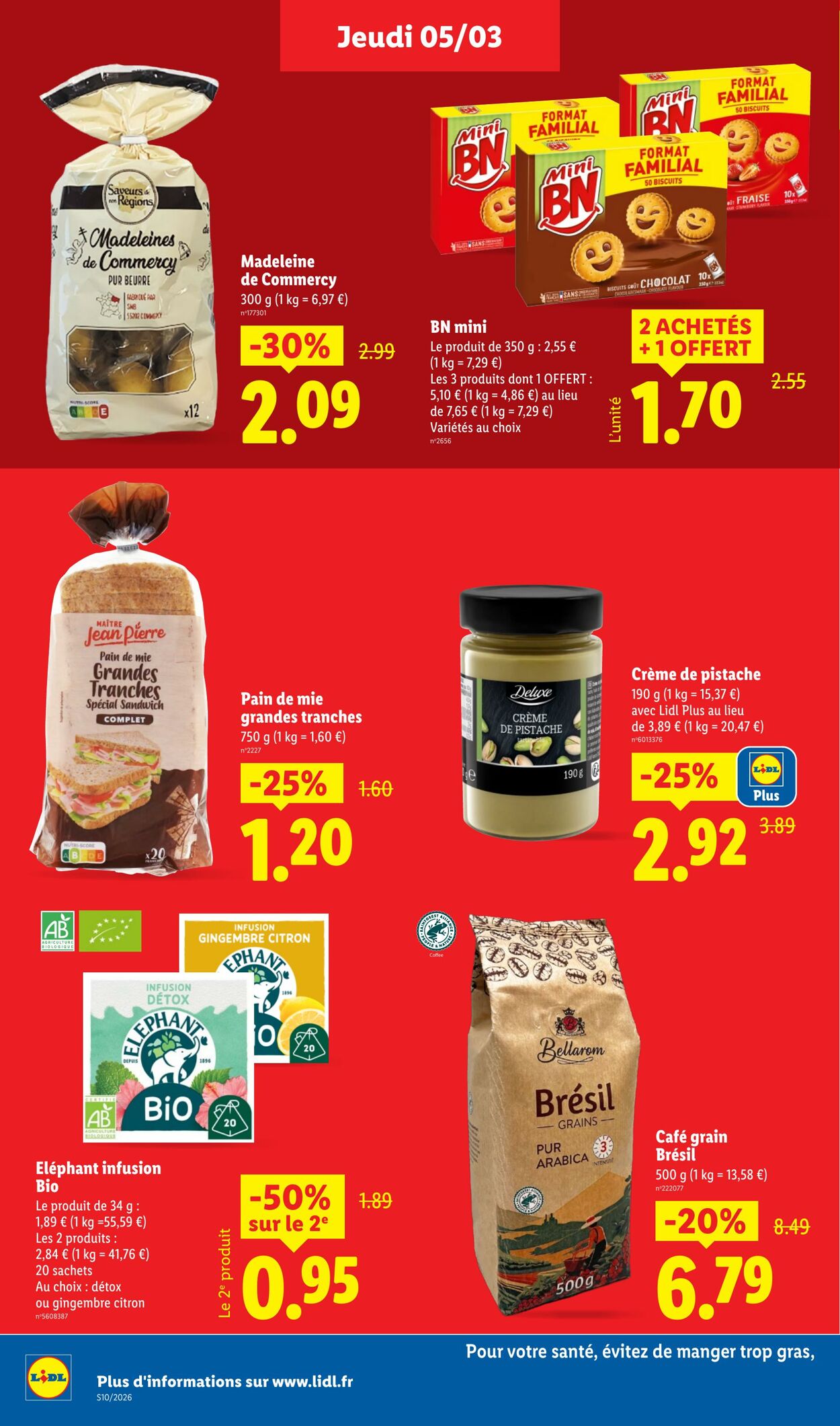 Catalogue Lidl 01.03.2026 - 11.03.2026