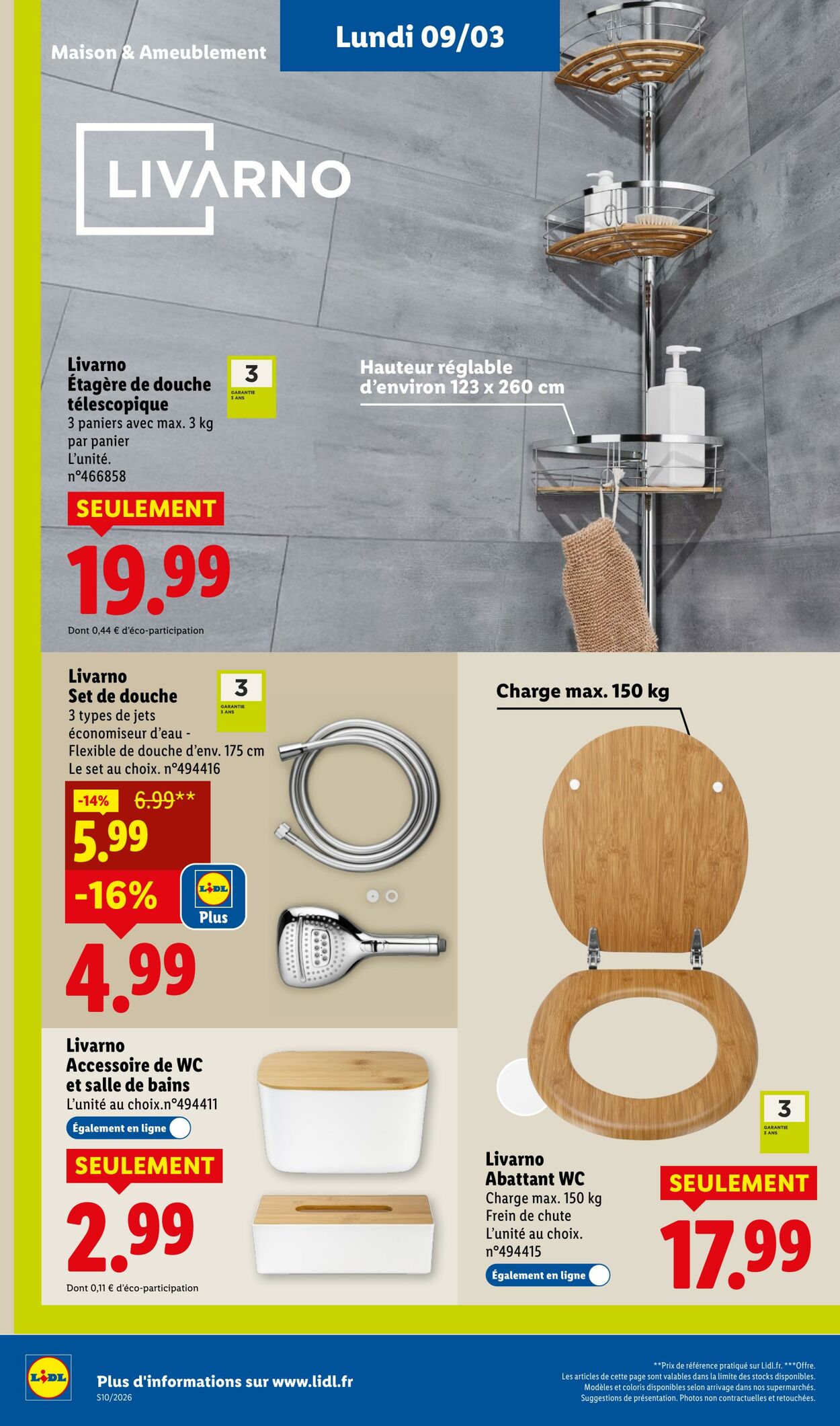 Catalogue Lidl 01.03.2026 - 11.03.2026