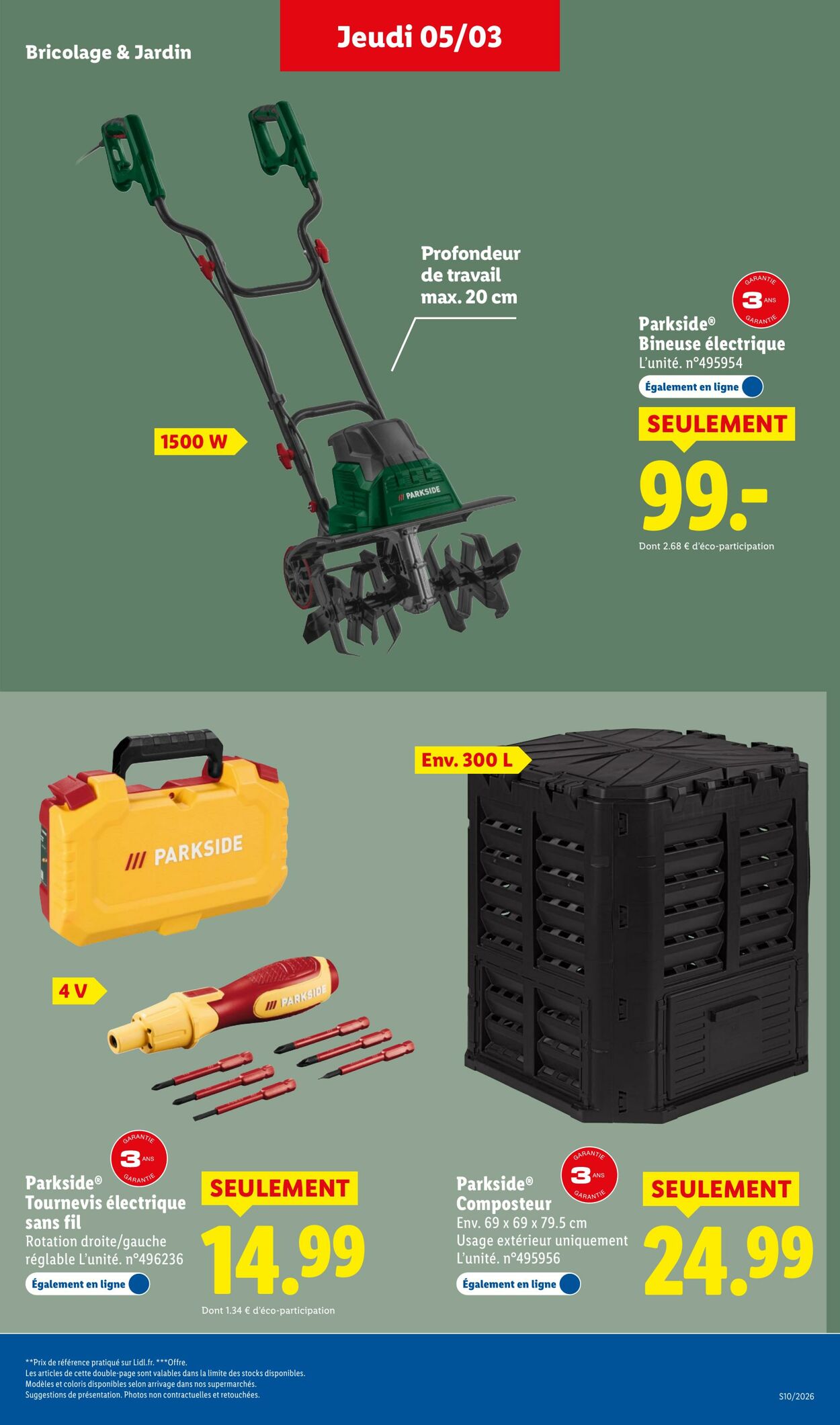 Catalogue Lidl 01.03.2026 - 11.03.2026