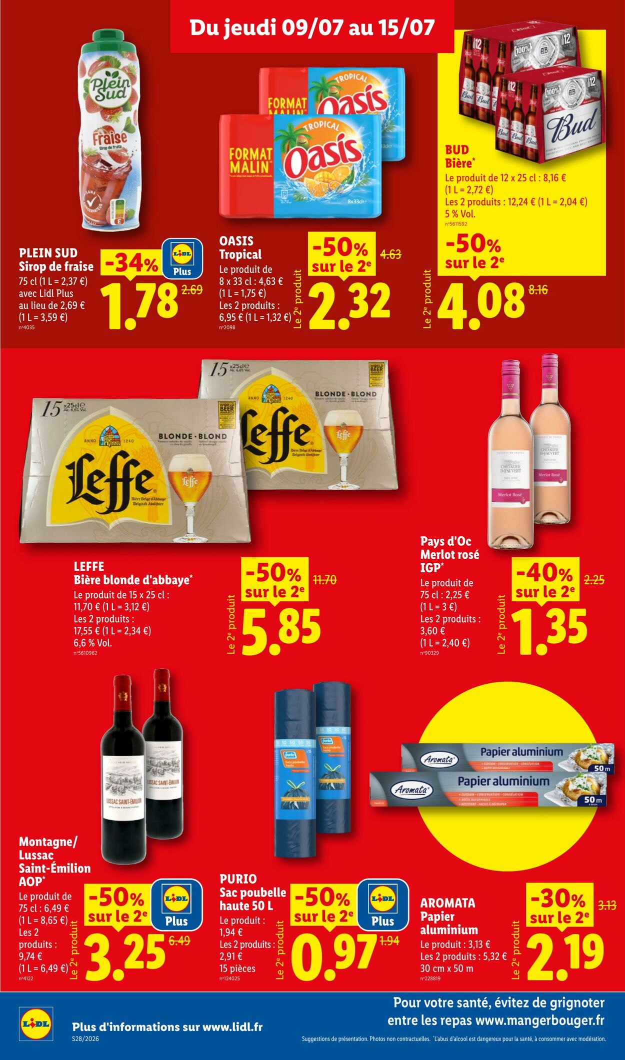 Catalogue Lidl 05.07.2026 - 15.07.2026