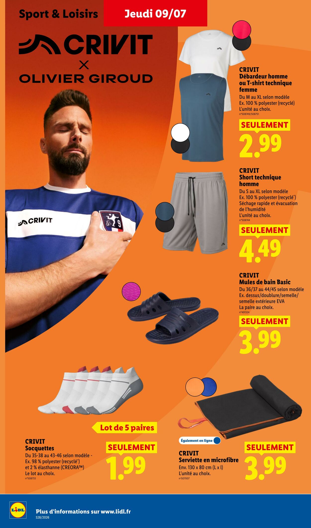 Catalogue Lidl 05.07.2026 - 15.07.2026