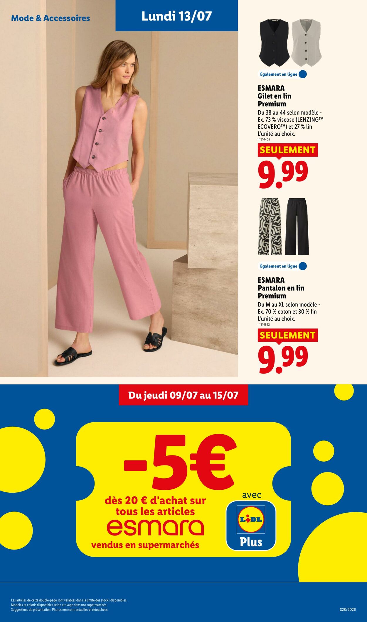 Catalogue Lidl 05.07.2026 - 15.07.2026
