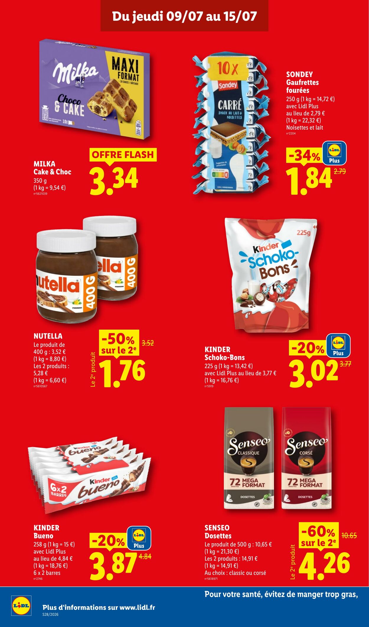 Catalogue Lidl 05.07.2026 - 15.07.2026