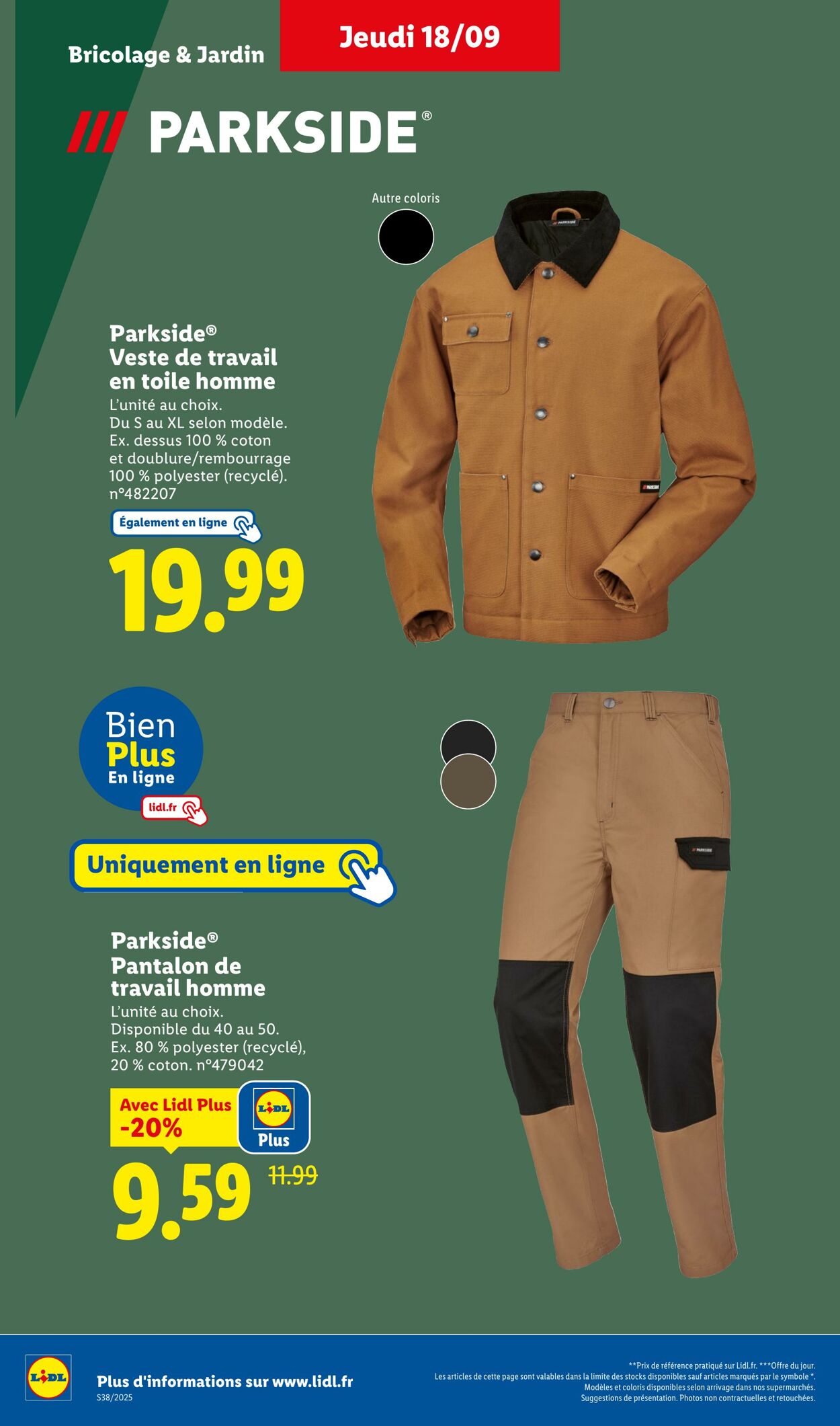 Catalogue Lidl 18.09.2025 - 24.09.2025