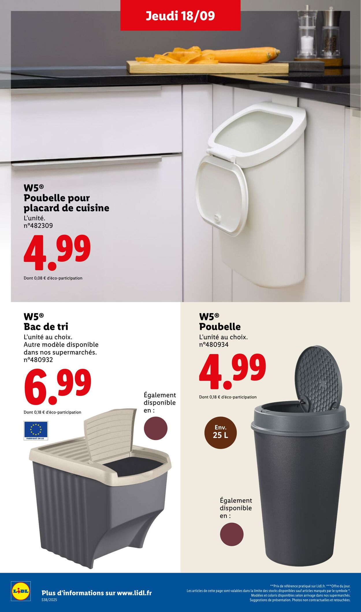 Catalogue Lidl 18.09.2025 - 24.09.2025
