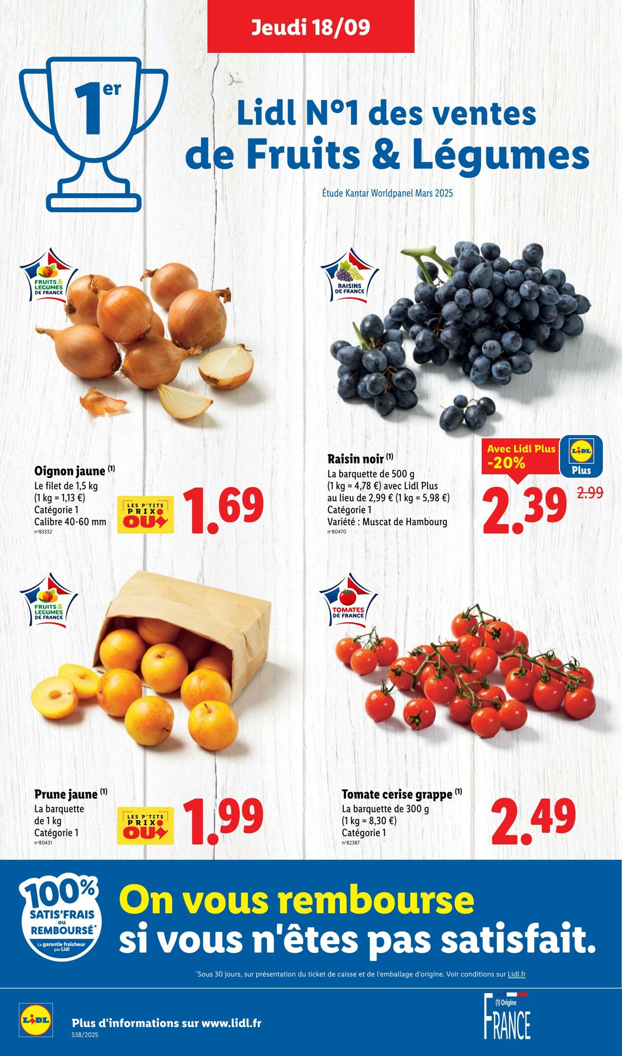 Catalogue Lidl 18.09.2025 - 24.09.2025