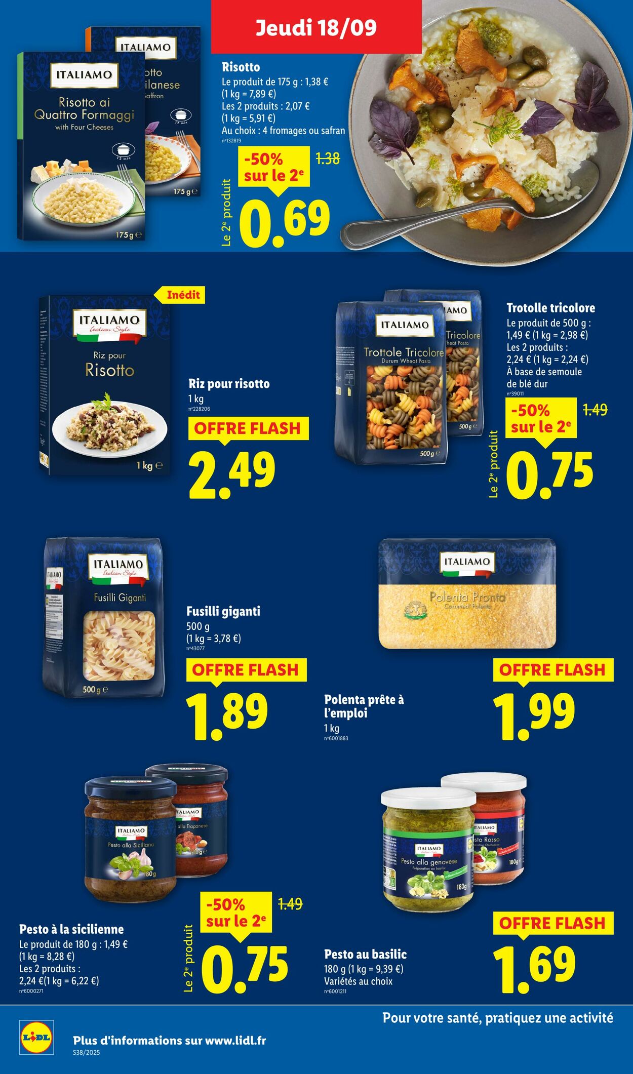 Catalogue Lidl 18.09.2025 - 24.09.2025