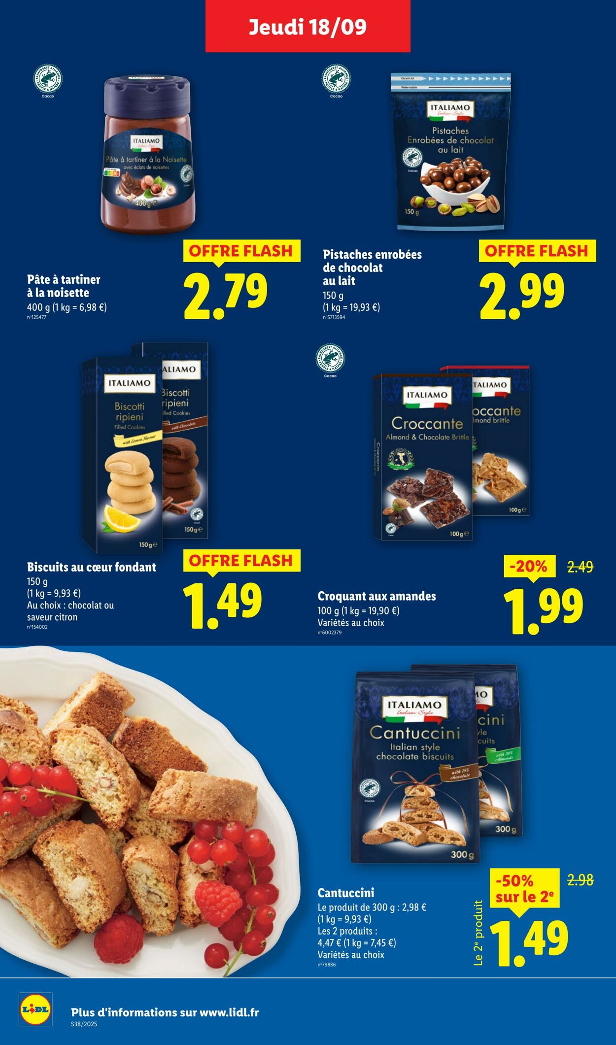 Catalogue Lidl 18.09.2025 - 24.09.2025