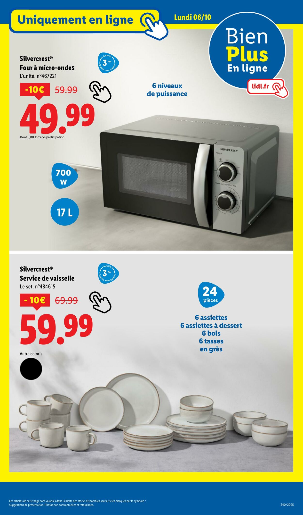 Catalogue Lidl 02.10.2025 - 08.10.2025