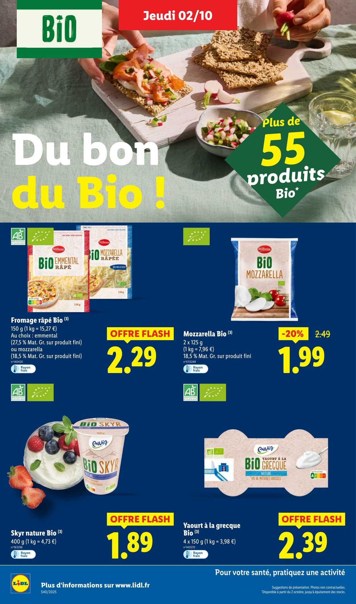 Catalogue Lidl 02.10.2025 - 08.10.2025