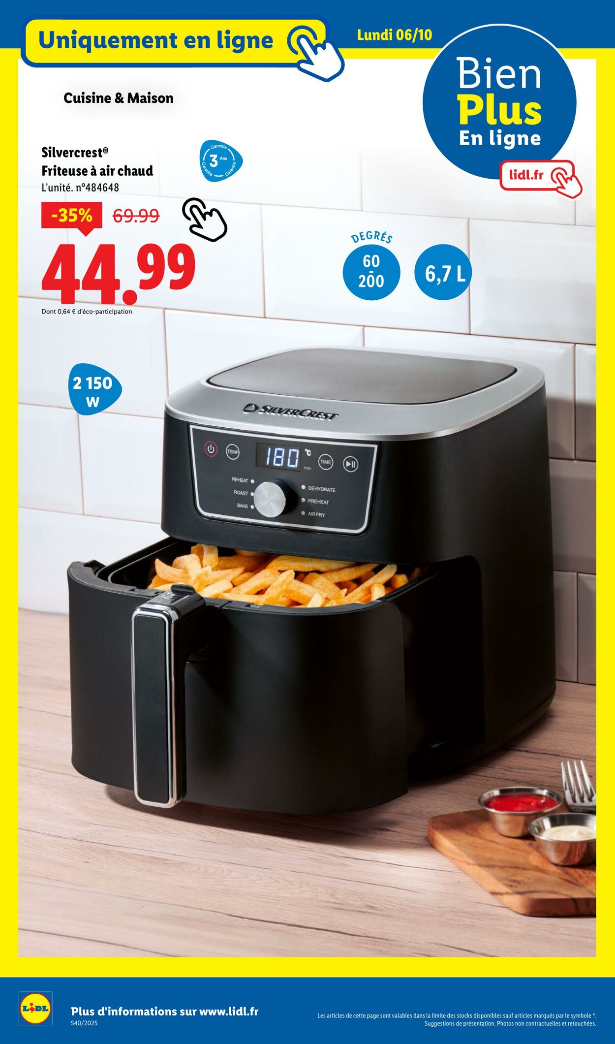 Catalogue Lidl 02.10.2025 - 08.10.2025