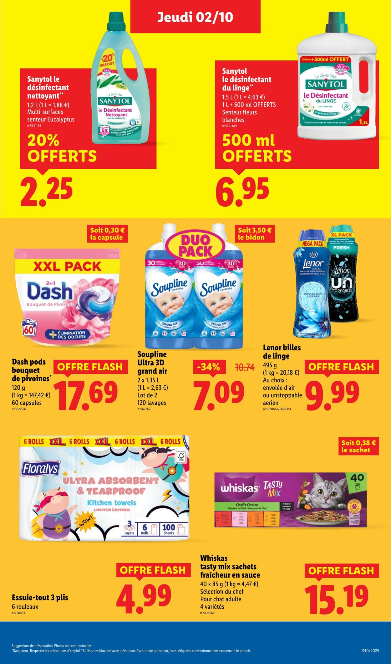 Catalogue Lidl 02.10.2025 - 08.10.2025