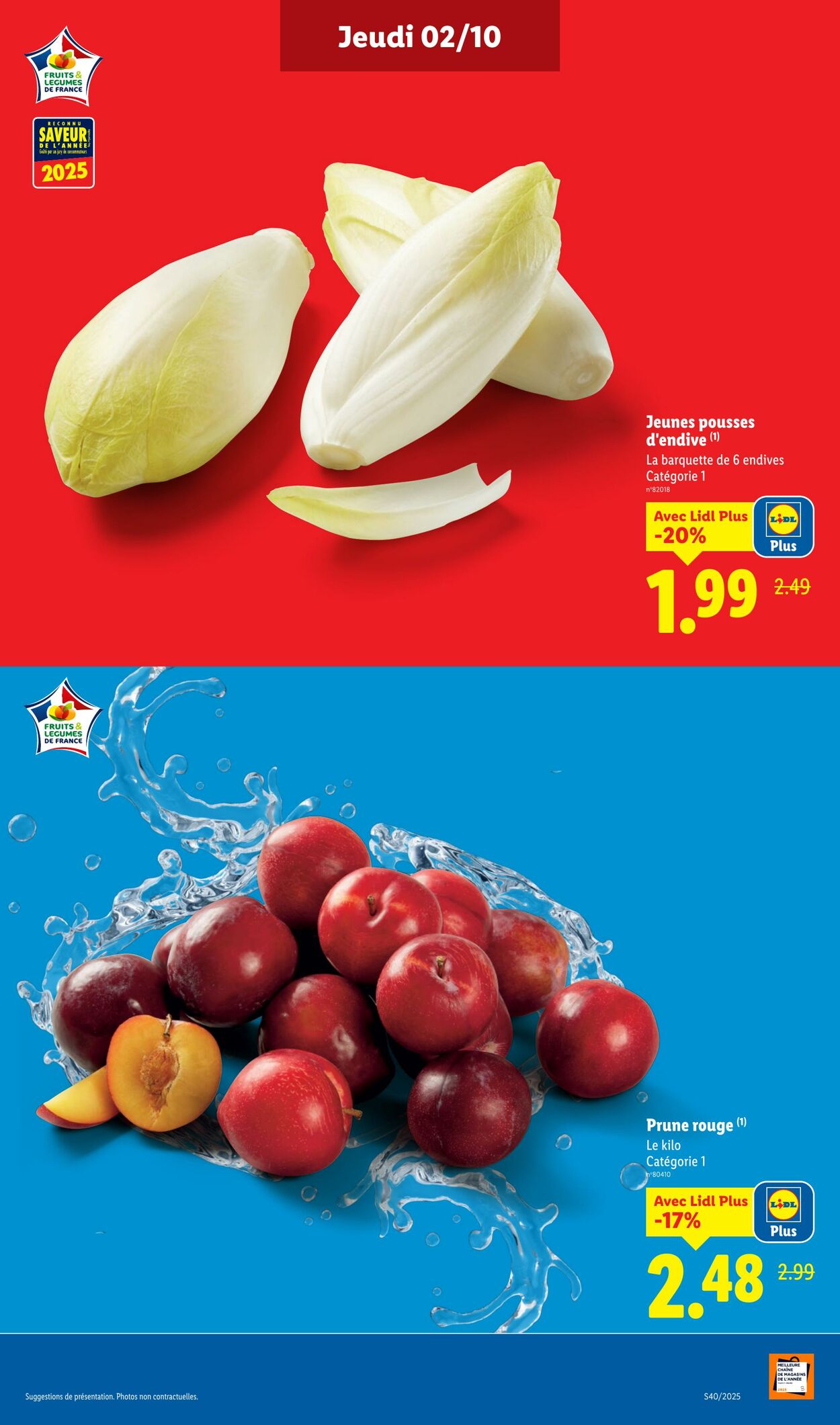 Catalogue Lidl 02.10.2025 - 08.10.2025