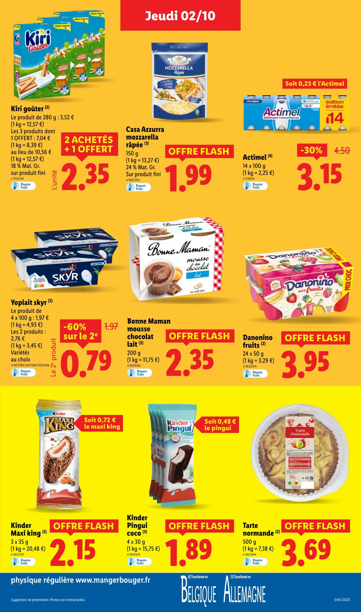 Catalogue Lidl 02.10.2025 - 08.10.2025