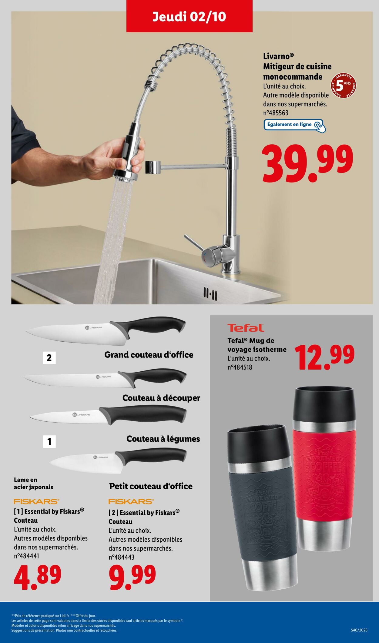 Catalogue Lidl 02.10.2025 - 08.10.2025