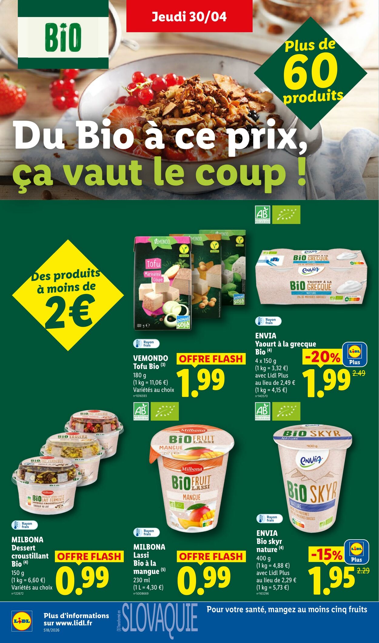 Catalogue Lidl 26.04.2026 - 06.05.2026
