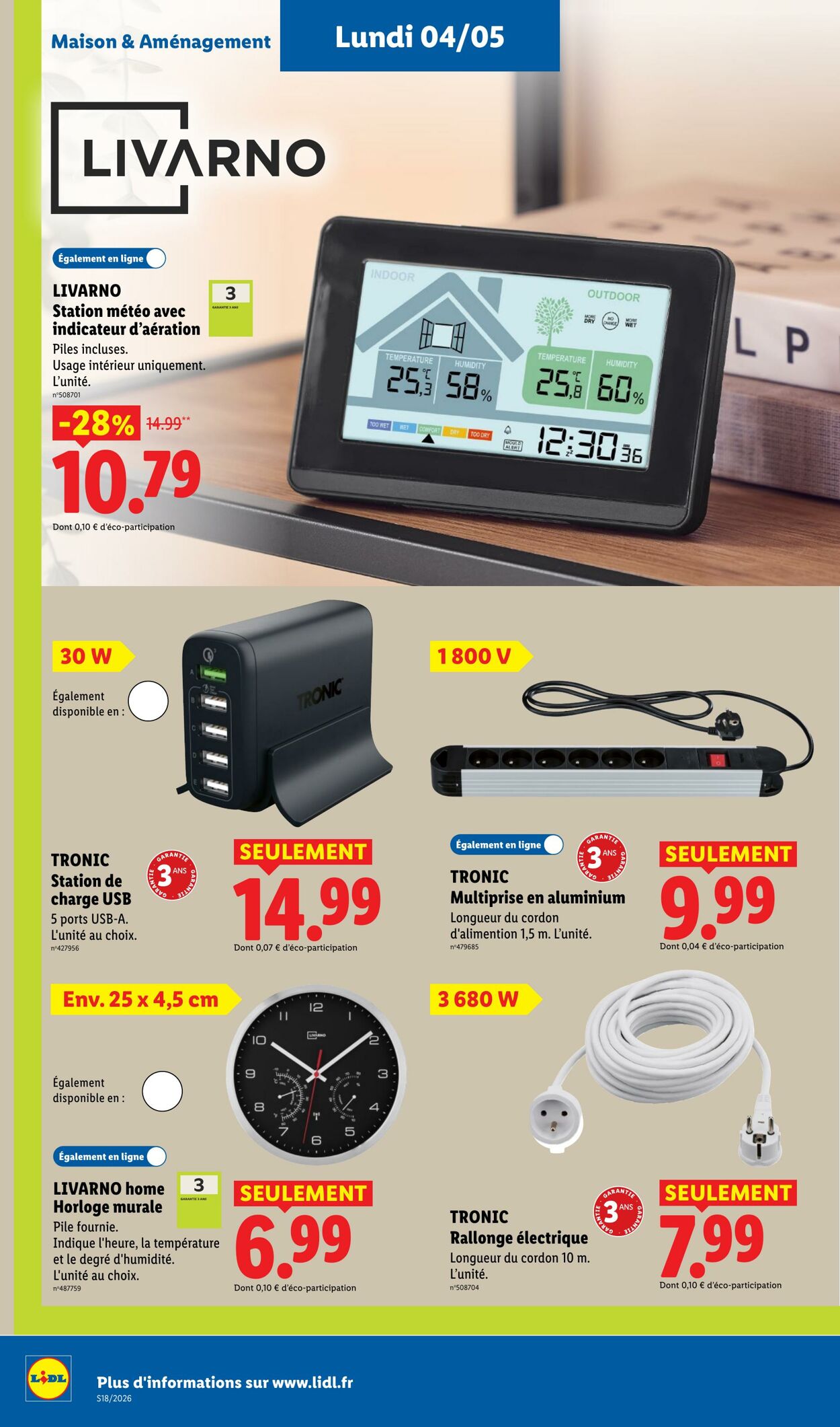 Catalogue Lidl 26.04.2026 - 06.05.2026