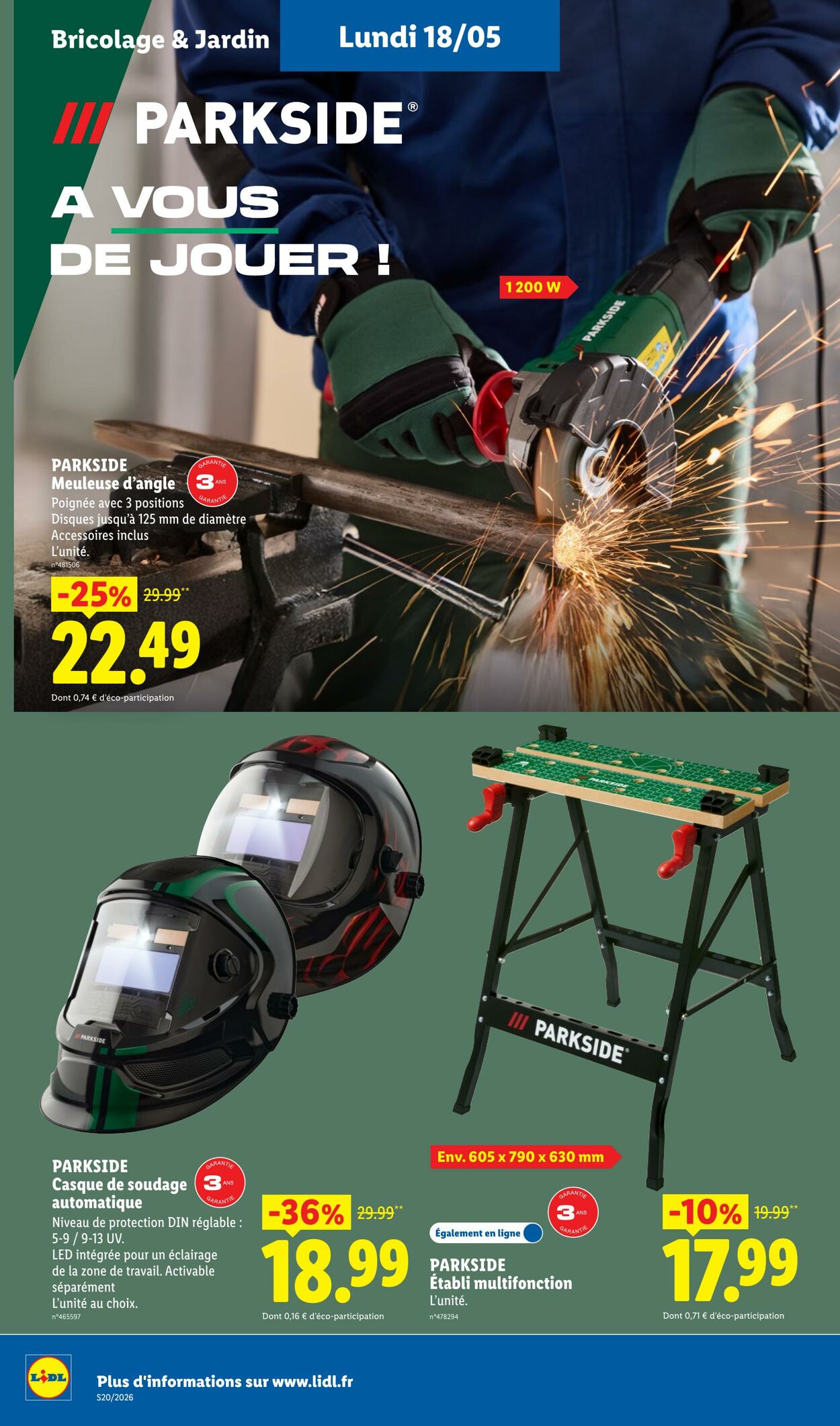 Catalogue Lidl 10.05.2026 - 20.05.2026