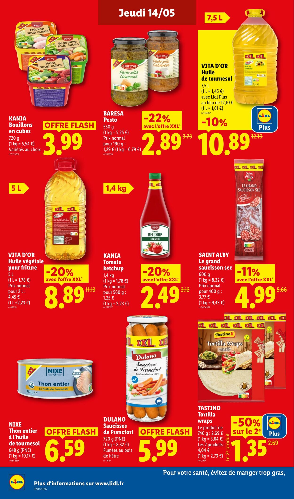 Catalogue Lidl 10.05.2026 - 20.05.2026