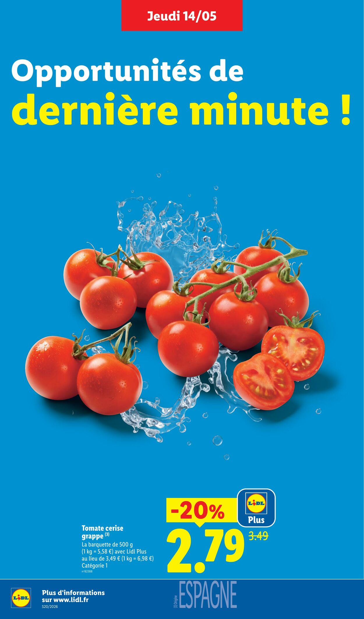 Catalogue Lidl 10.05.2026 - 20.05.2026