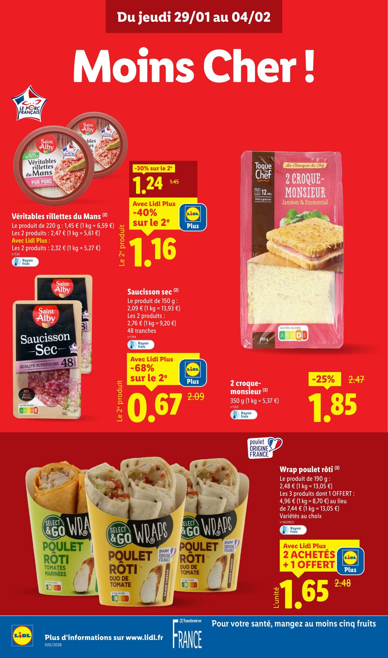 Catalogue Lidl 25.01.2026 - 04.02.2026