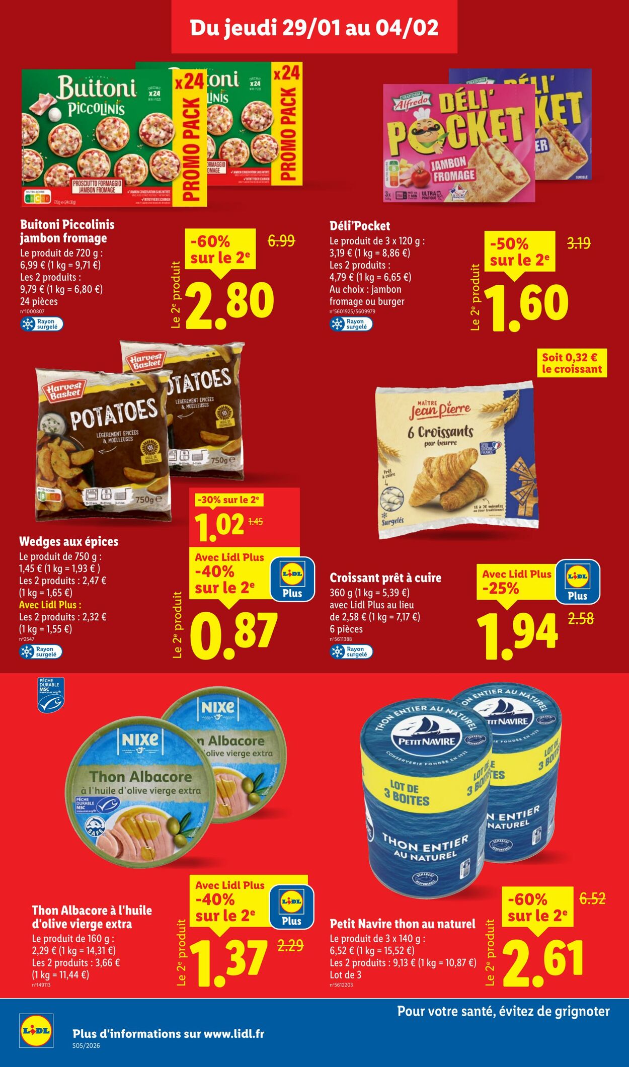 Catalogue Lidl 25.01.2026 - 04.02.2026