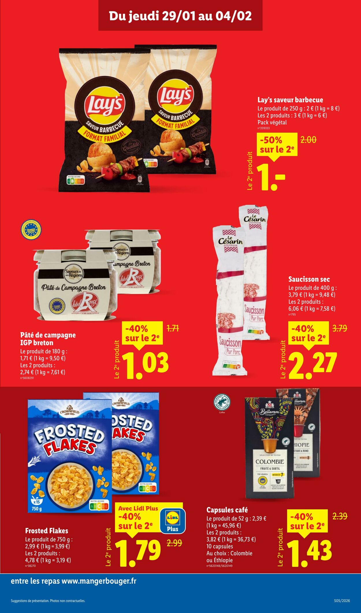 Catalogue Lidl 25.01.2026 - 04.02.2026