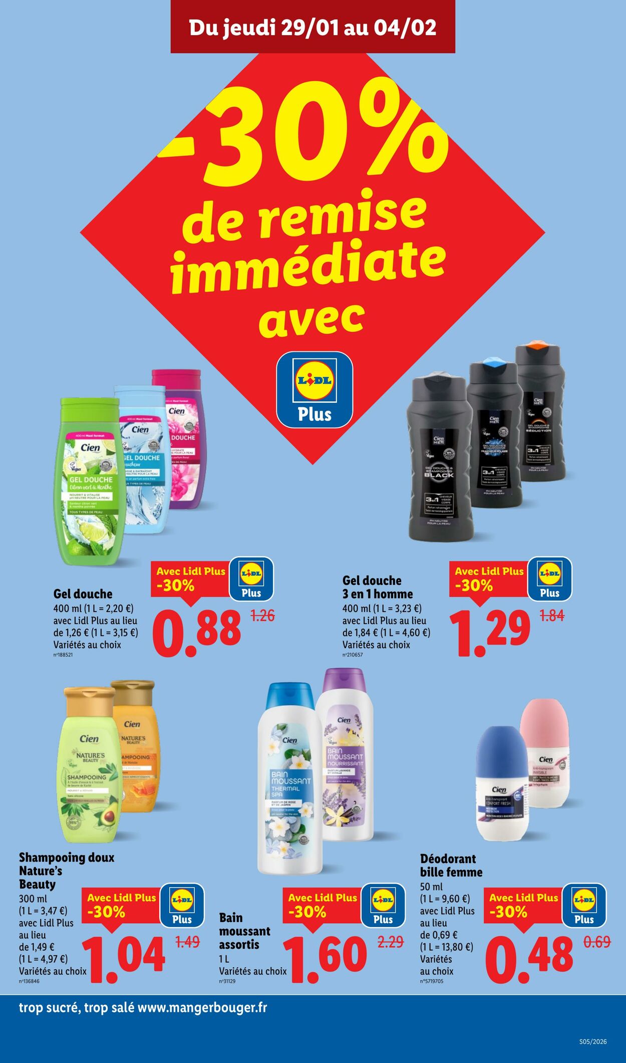 Catalogue Lidl 25.01.2026 - 04.02.2026