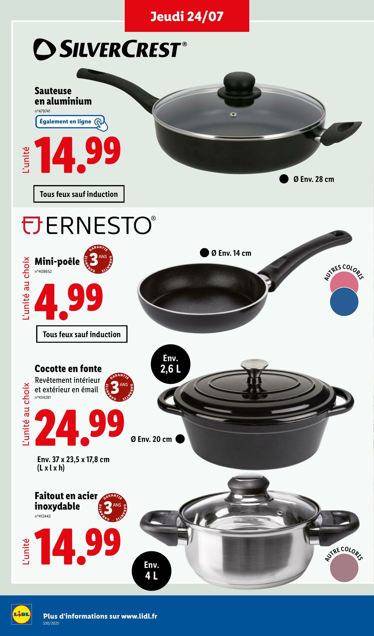 Catalogue Lidl 24.07.2025 - 30.07.2025