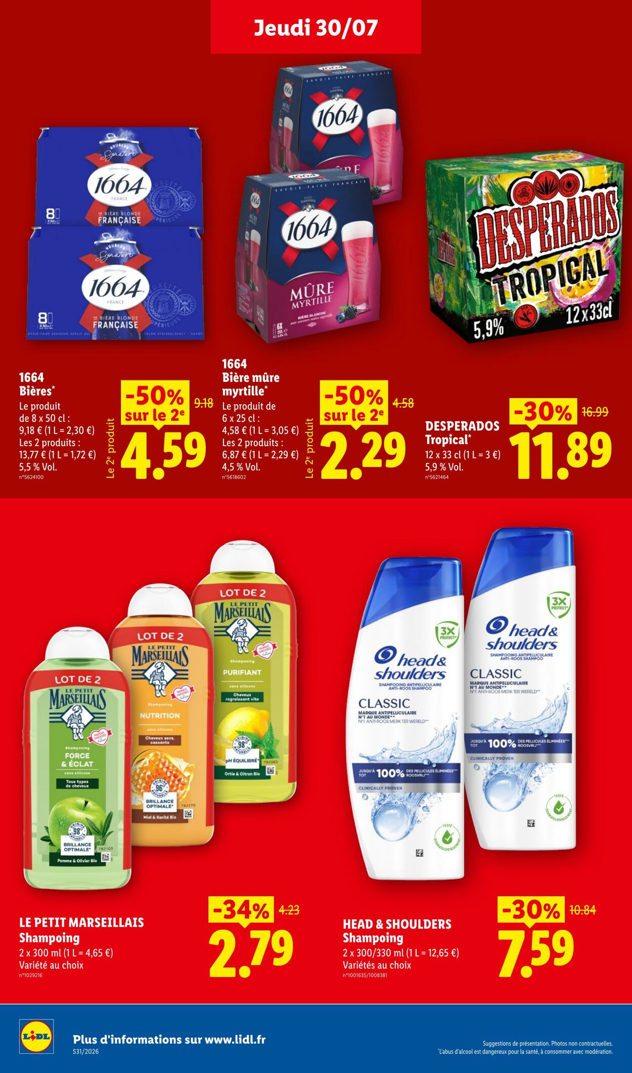 Catalogue Lidl 26.07.2026 - 05.08.2026
