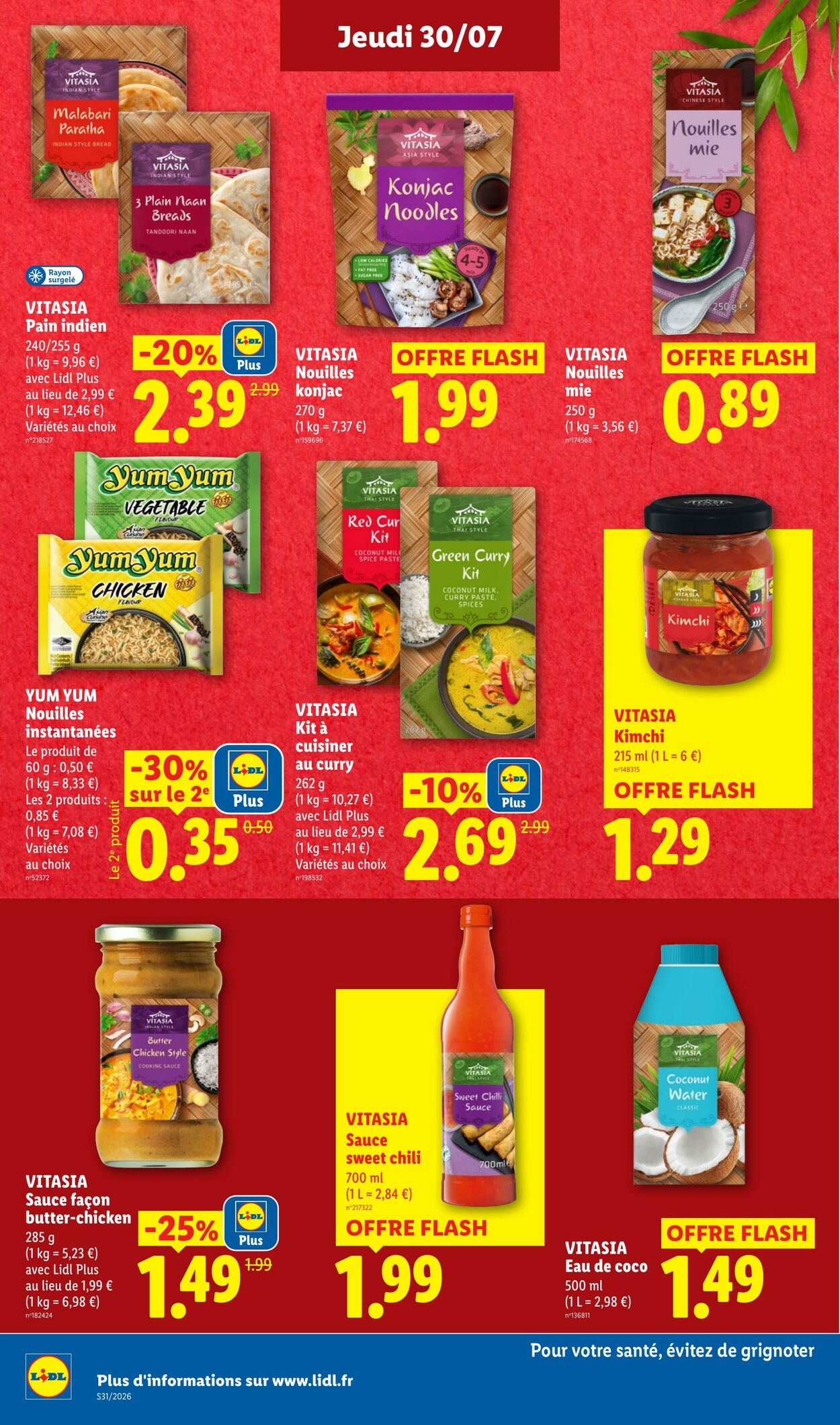 Catalogue Lidl 26.07.2026 - 05.08.2026