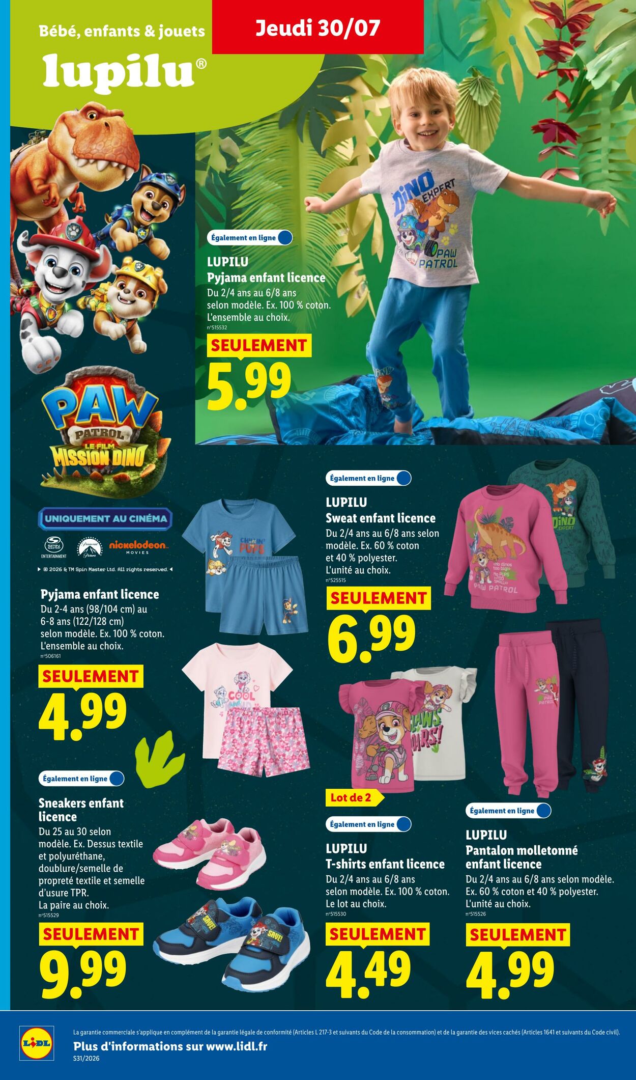 Catalogue Lidl 26.07.2026 - 05.08.2026