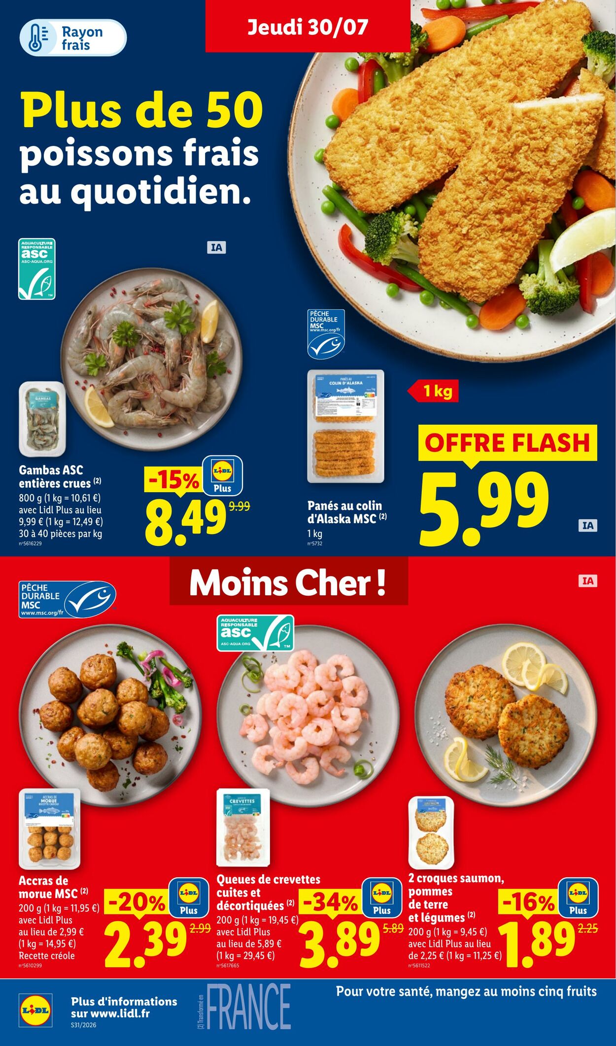 Catalogue Lidl 26.07.2026 - 05.08.2026