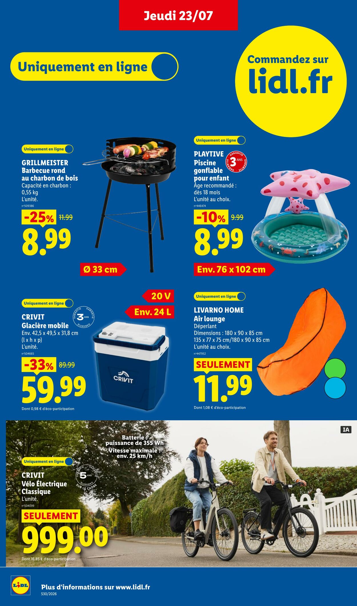 Catalogue Lidl 19.07.2026 - 29.07.2026