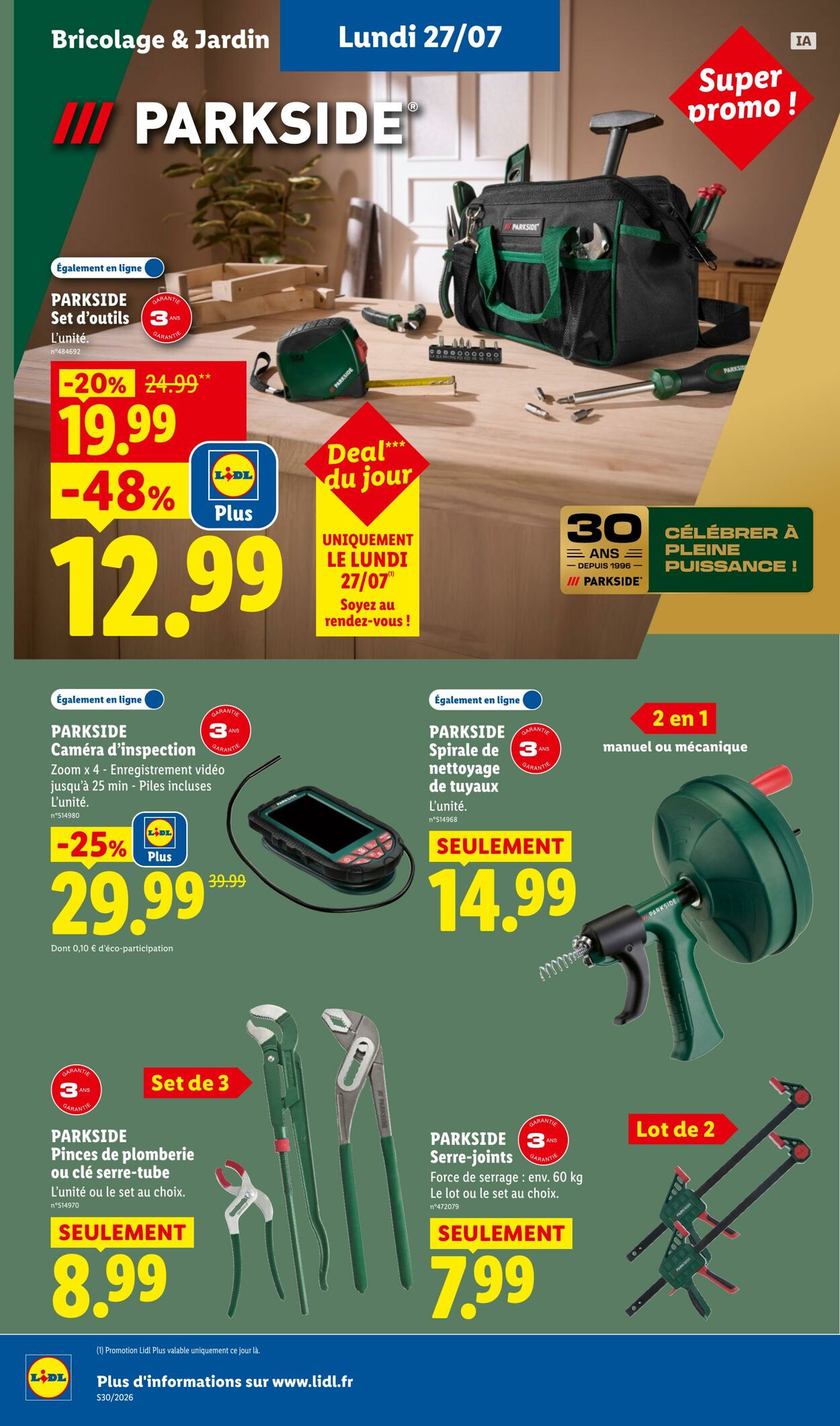 Catalogue Lidl 19.07.2026 - 29.07.2026