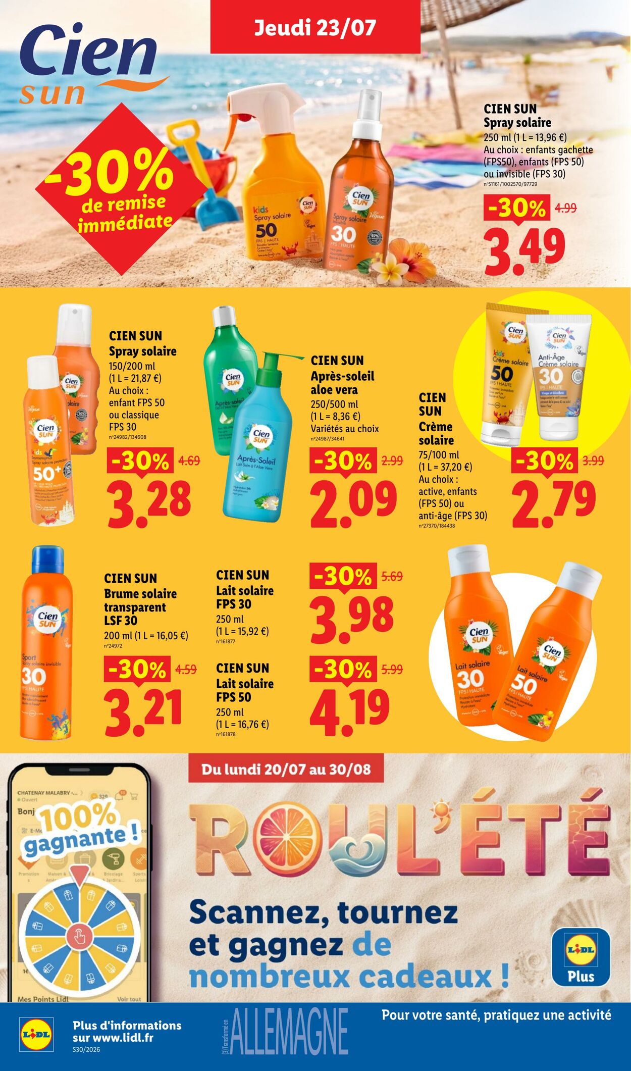 Catalogue Lidl 19.07.2026 - 29.07.2026